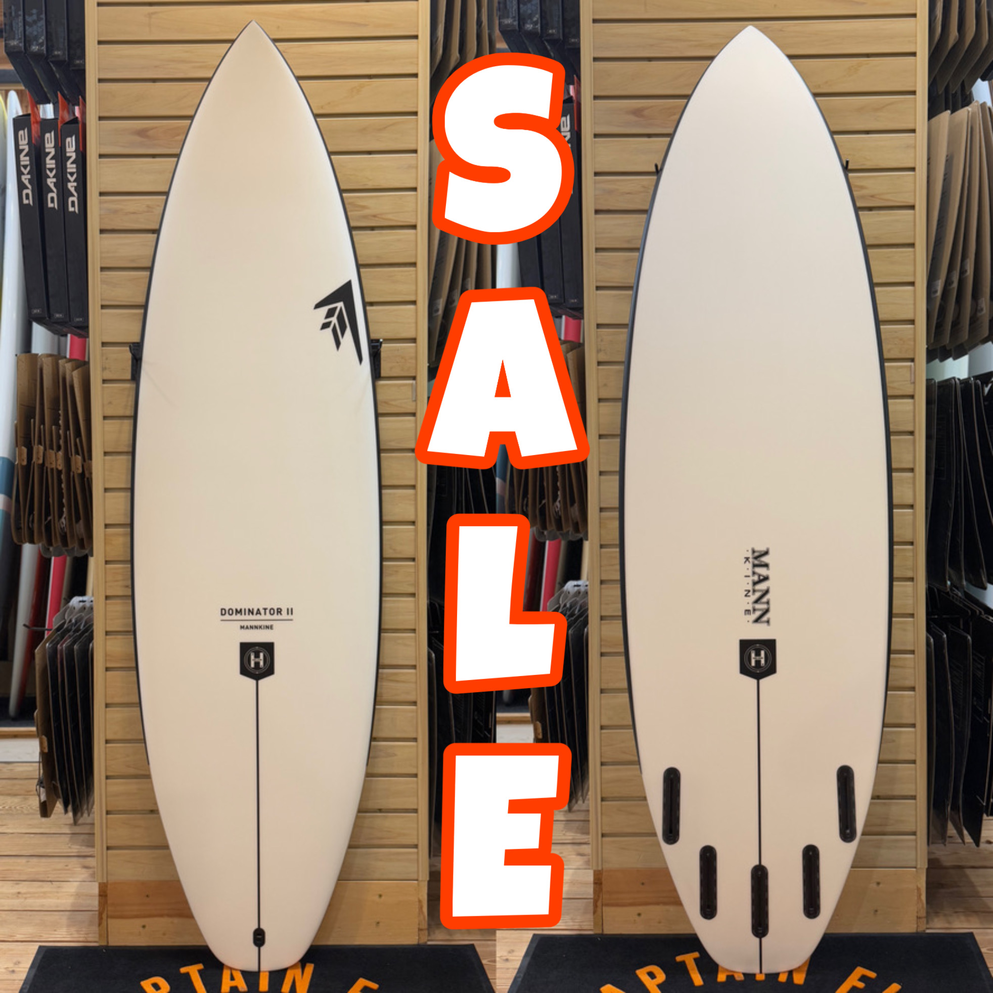5'7 Dominator 2.0  surfboard top photo