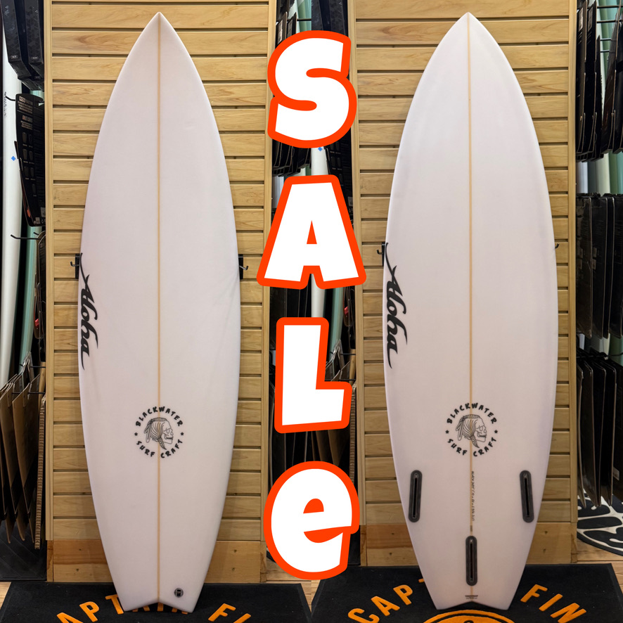 5'10 Black Dot PU Clear  surfboard top photo