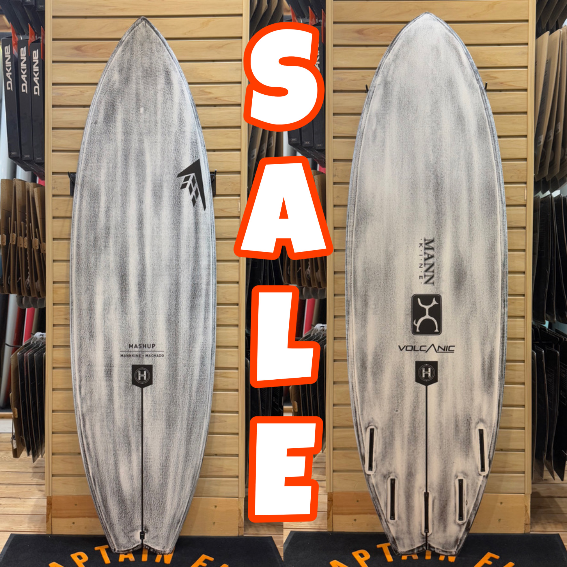 5'10 Mashup Vol surfboard top photo