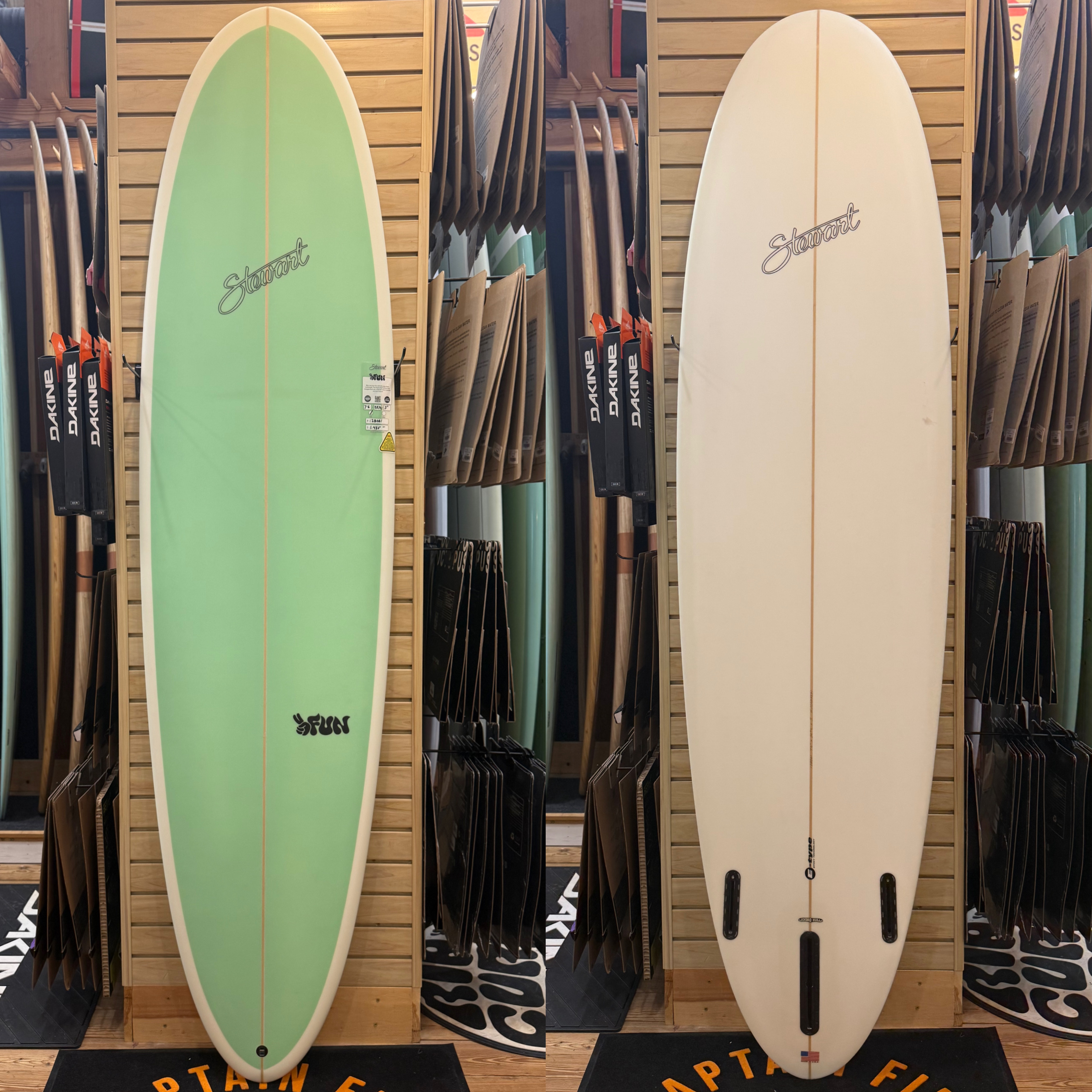 7'6 2Fun EPS  surfboard top photo