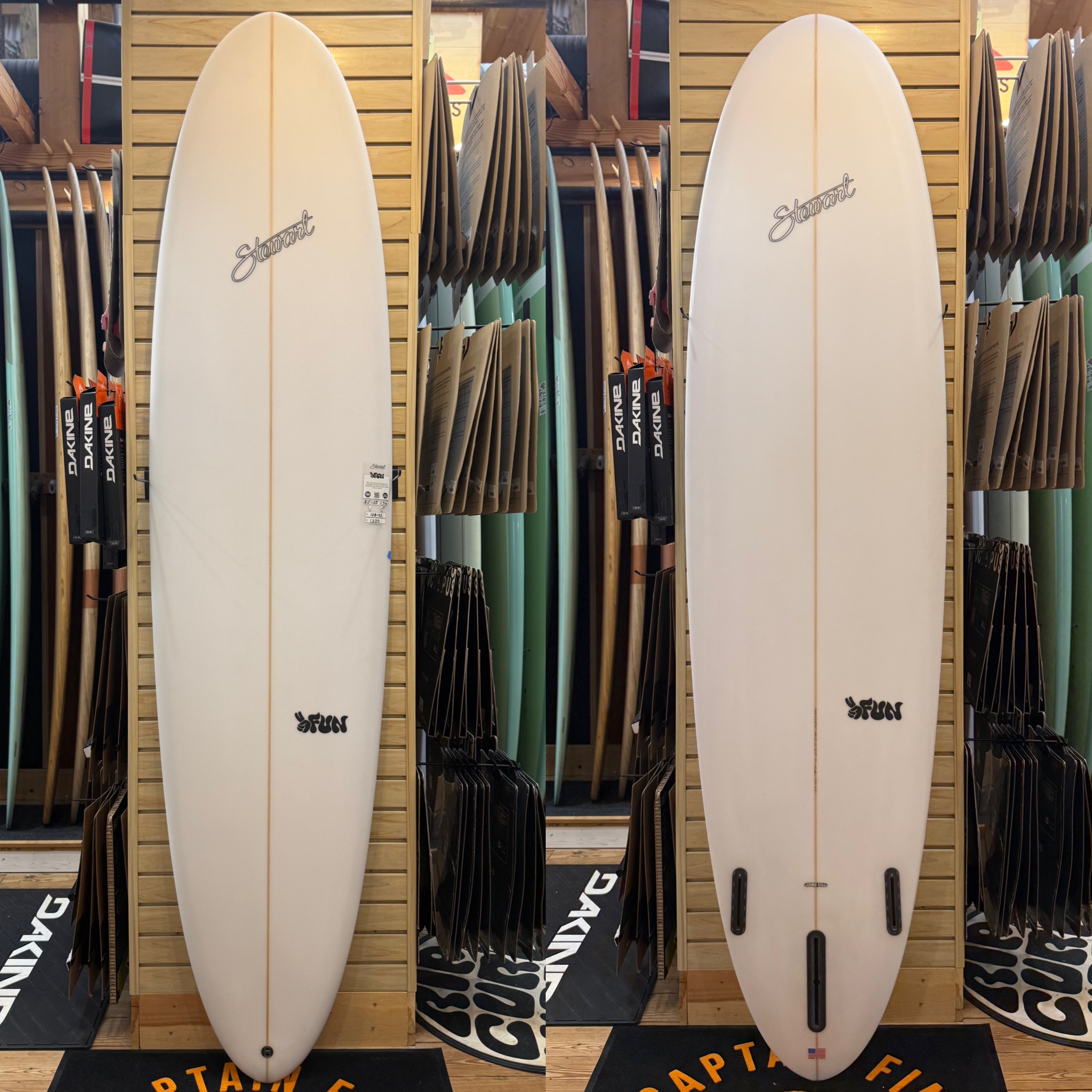 8'0 2Fun surfboard top photo