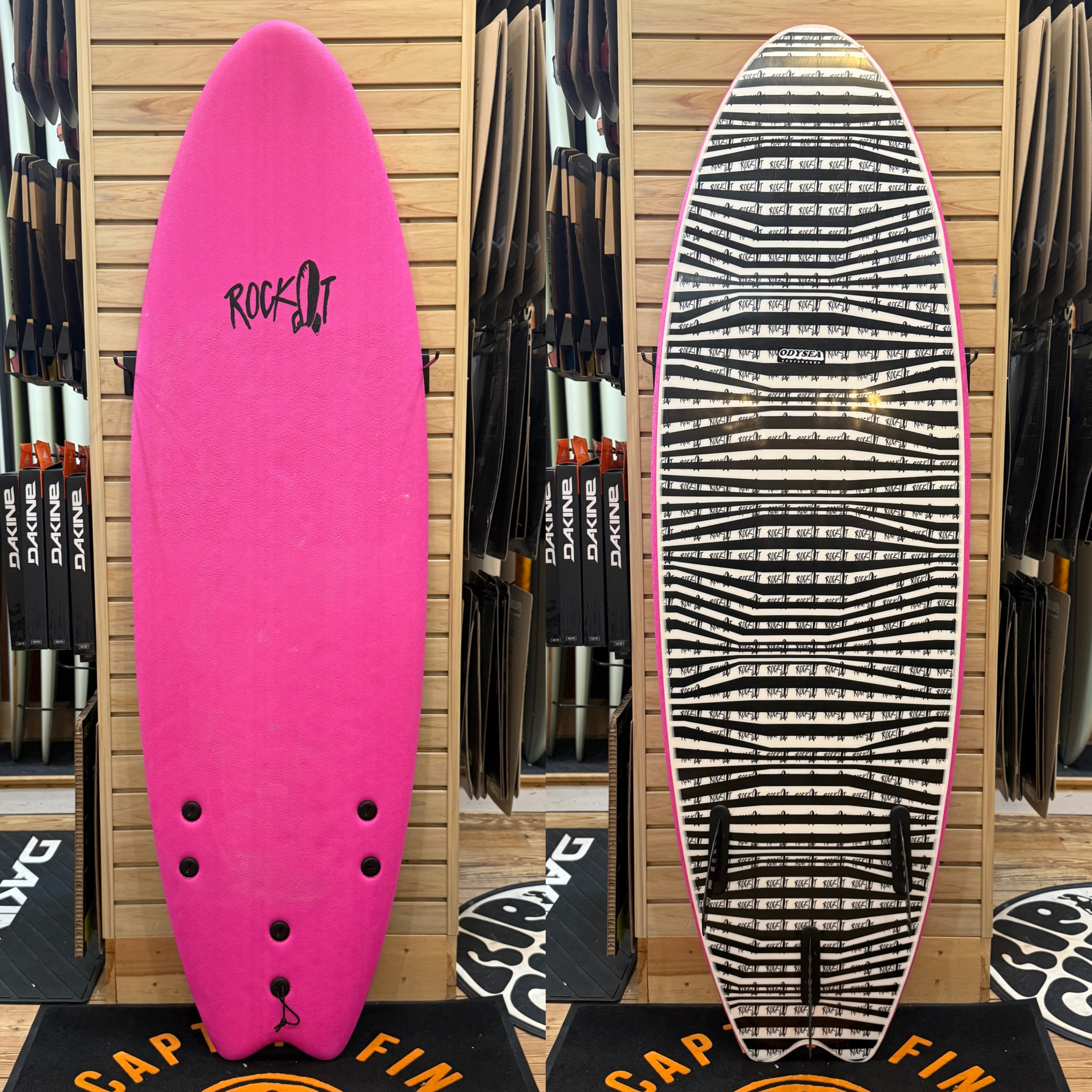 6'0 Rock-It surfboard top photo