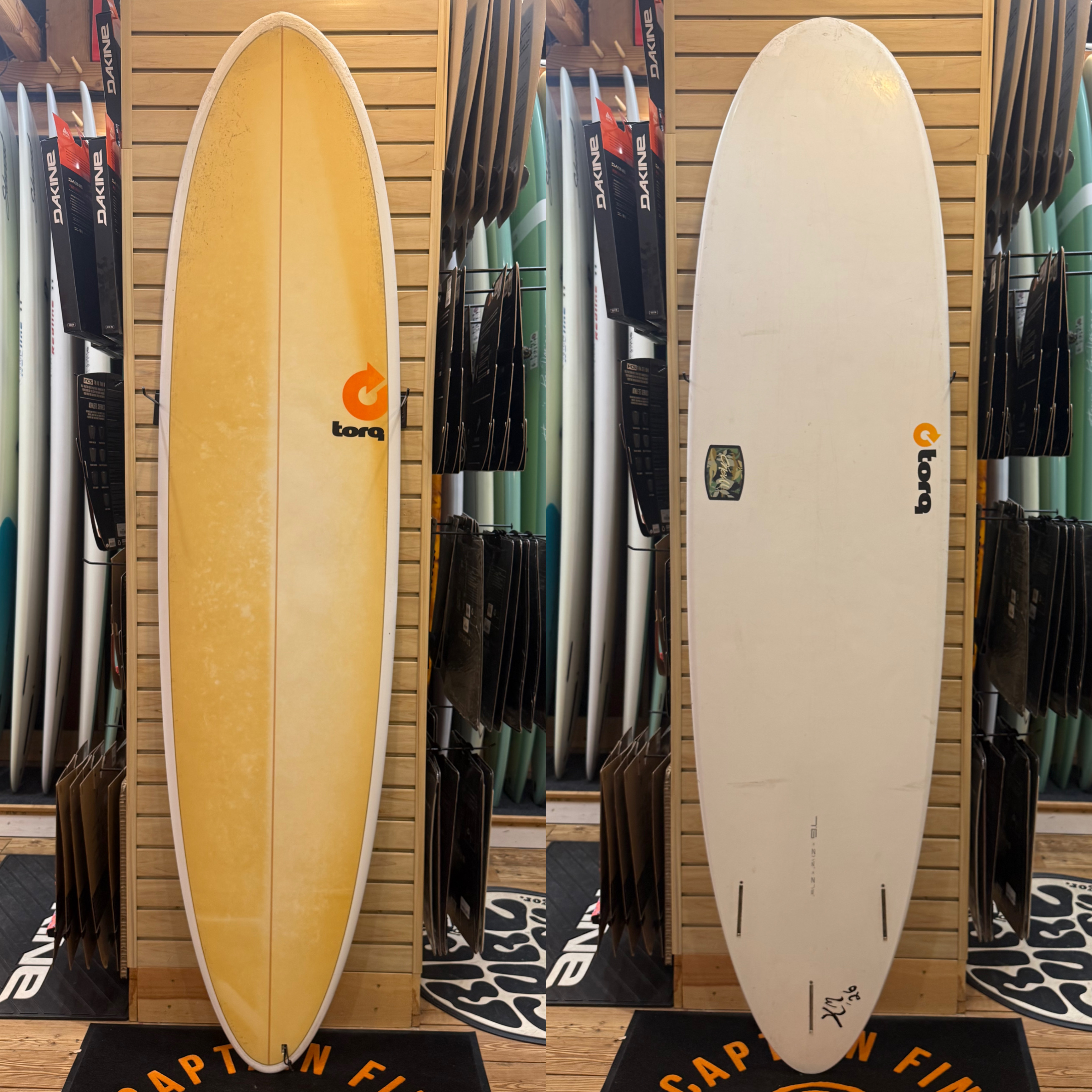 7'6 Torq  surfboard top photo