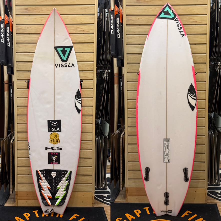 5'7 HT2 surfboard top photo