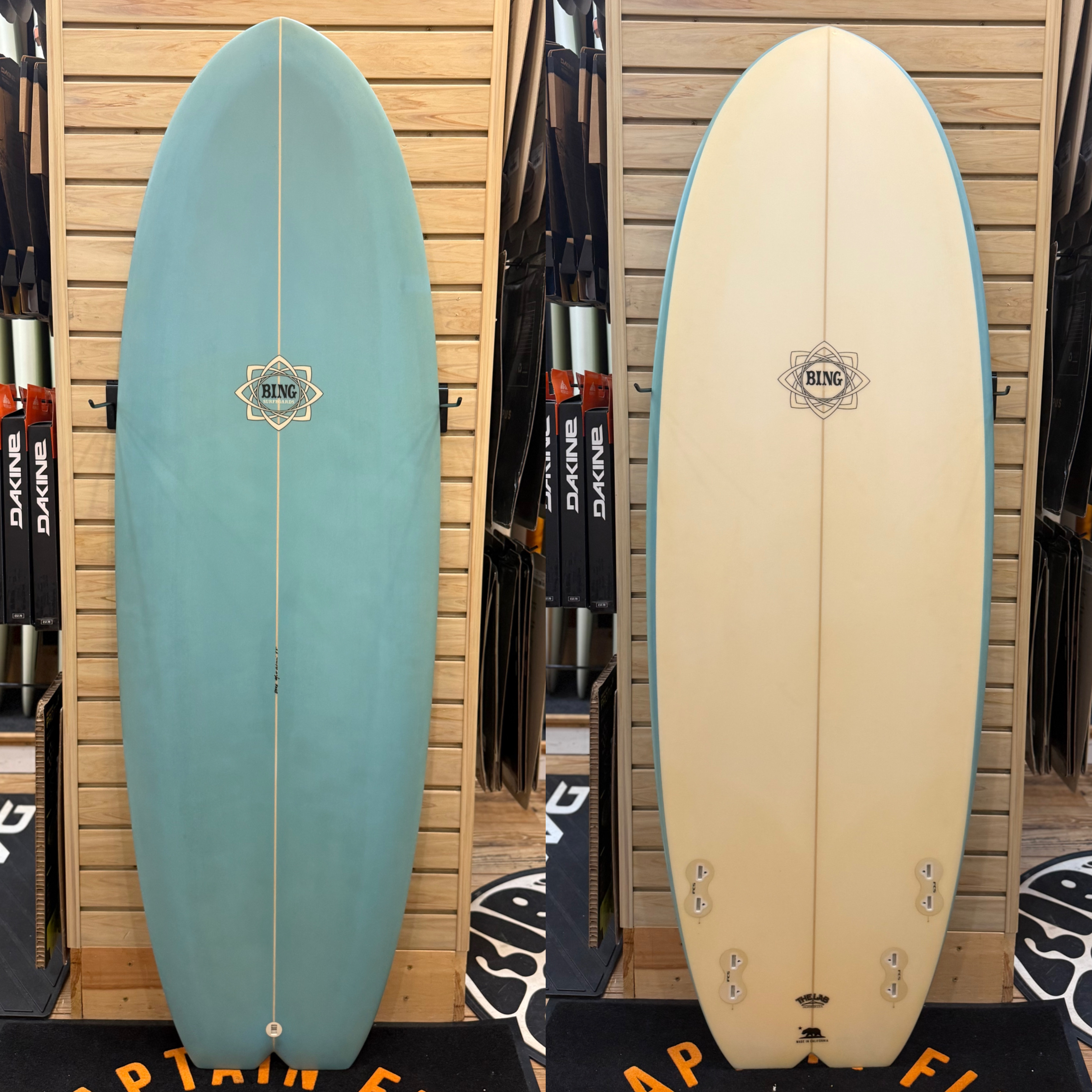 5'5 Bing  surfboard top photo