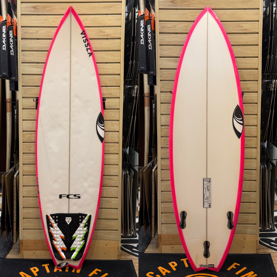 5'7 HT2 surfboard top photo