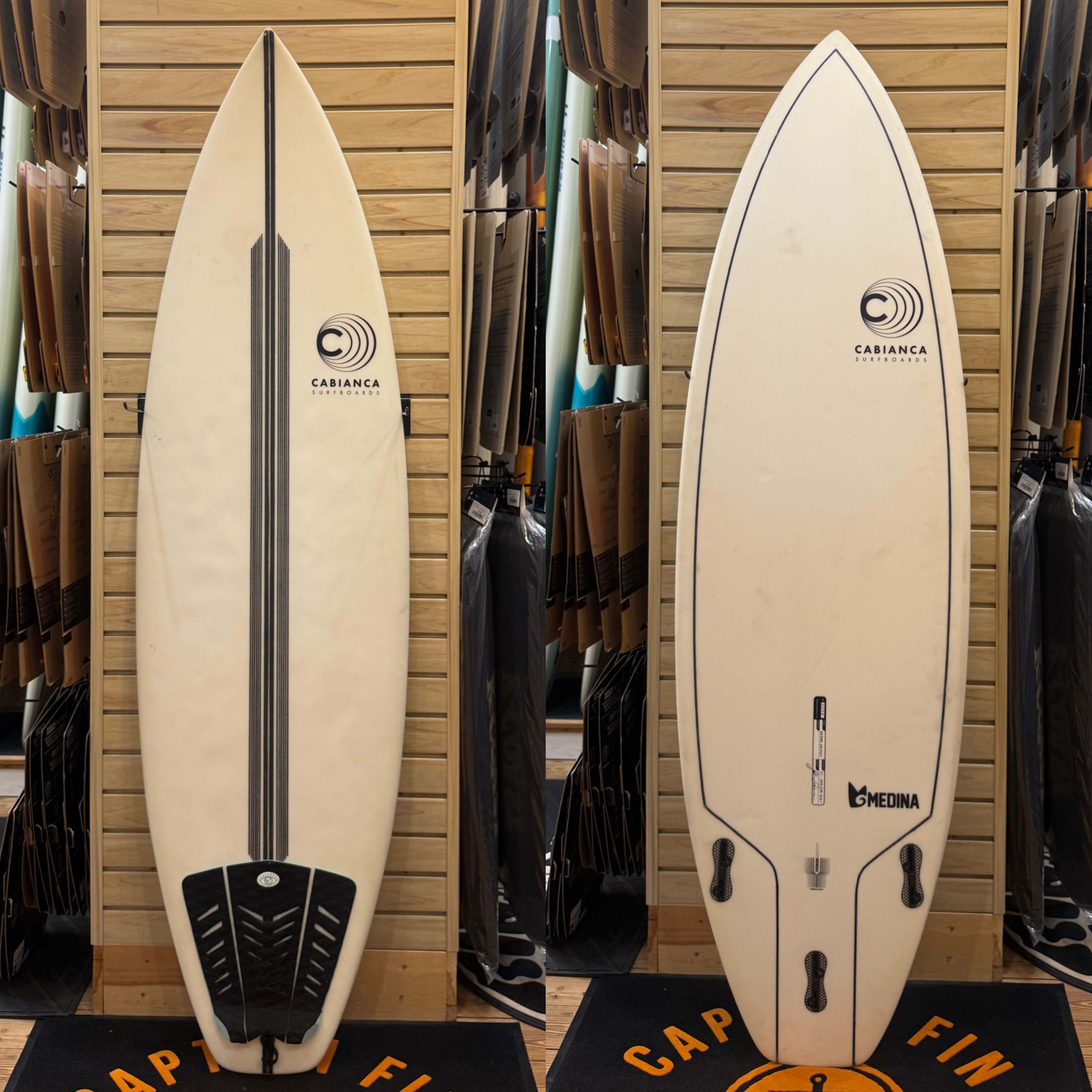 6'1 Cabianca  surfboard top photo