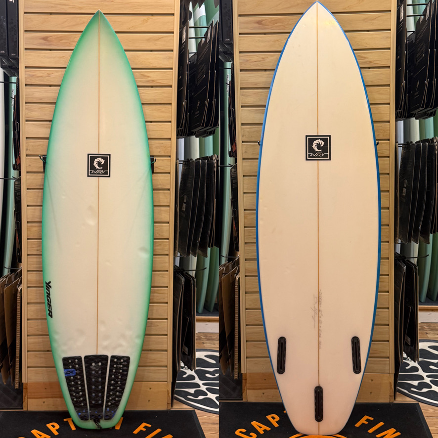 5'11 WRV surfboard top photo