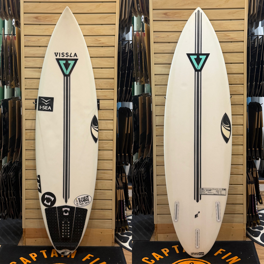 5'10 Sharp Eye  surfboard top photo