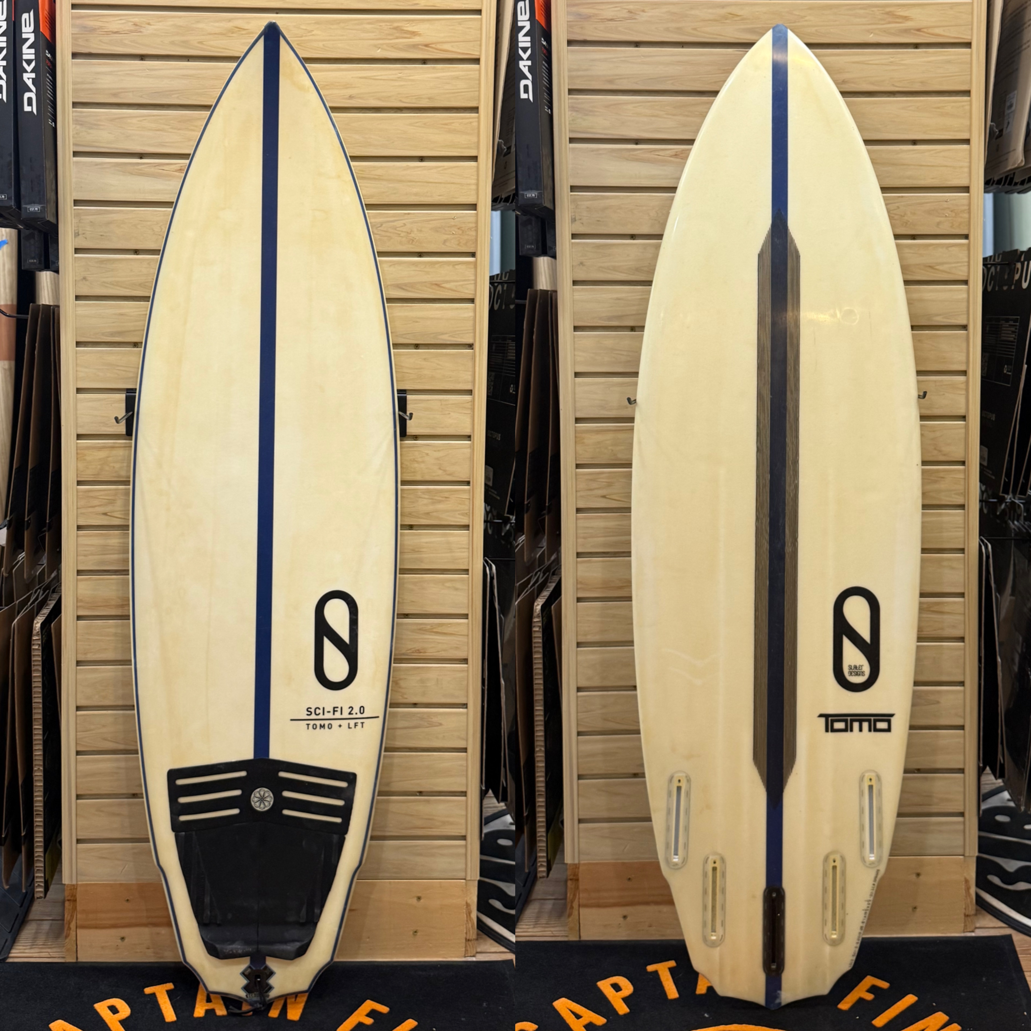 5'1 Sci-Fi 2.0 surfboard top photo