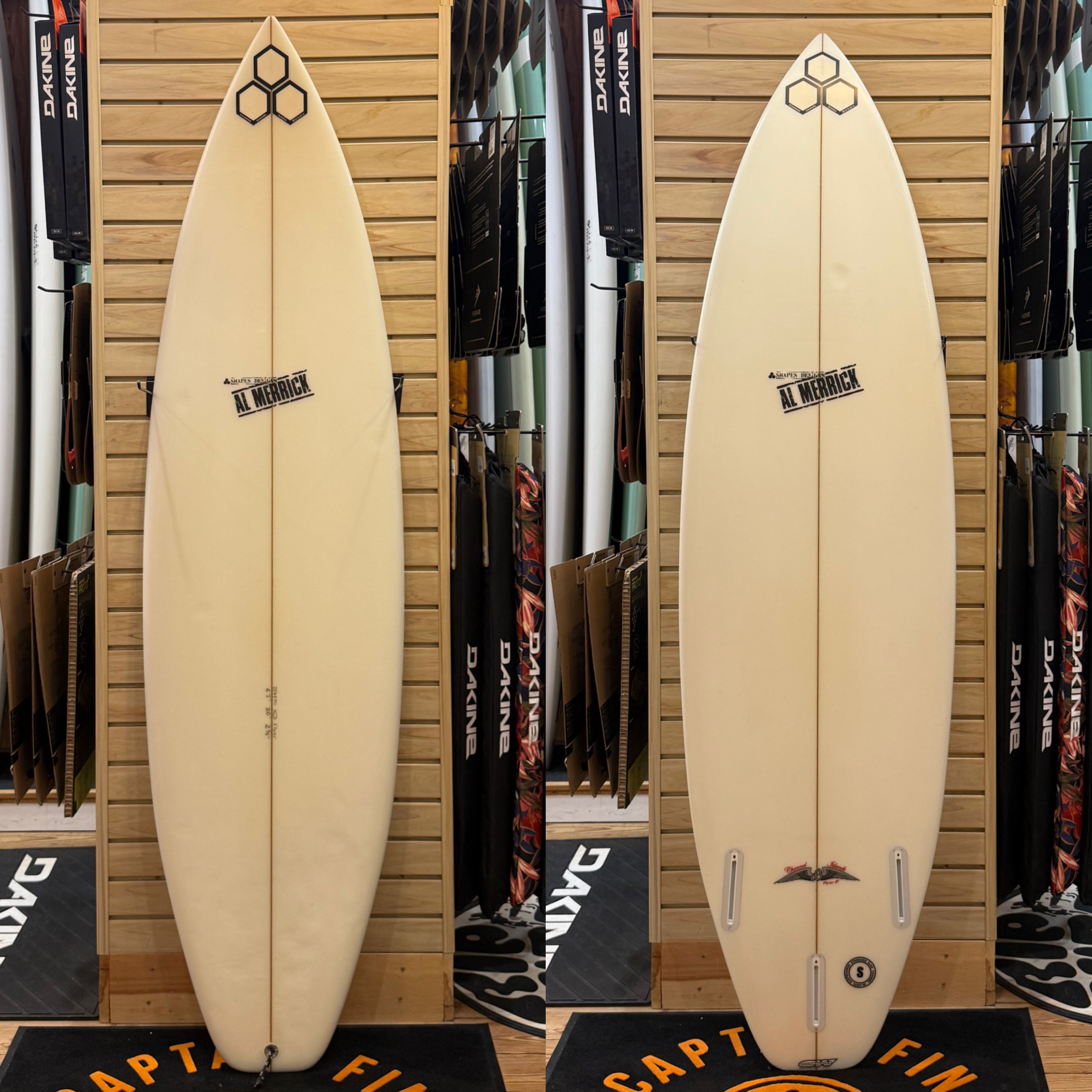6'5 Al'Merrick  surfboard top photo