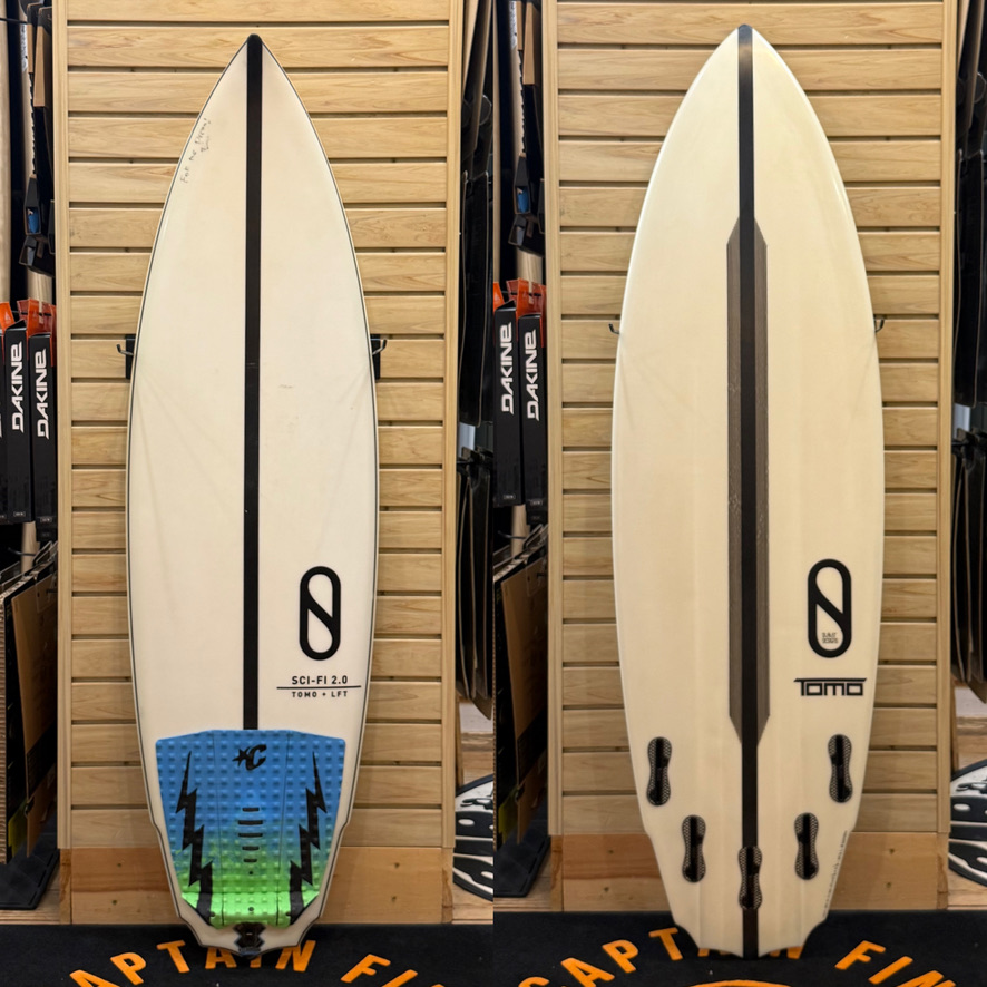 5'1 Sci Fi  surfboard top photo
