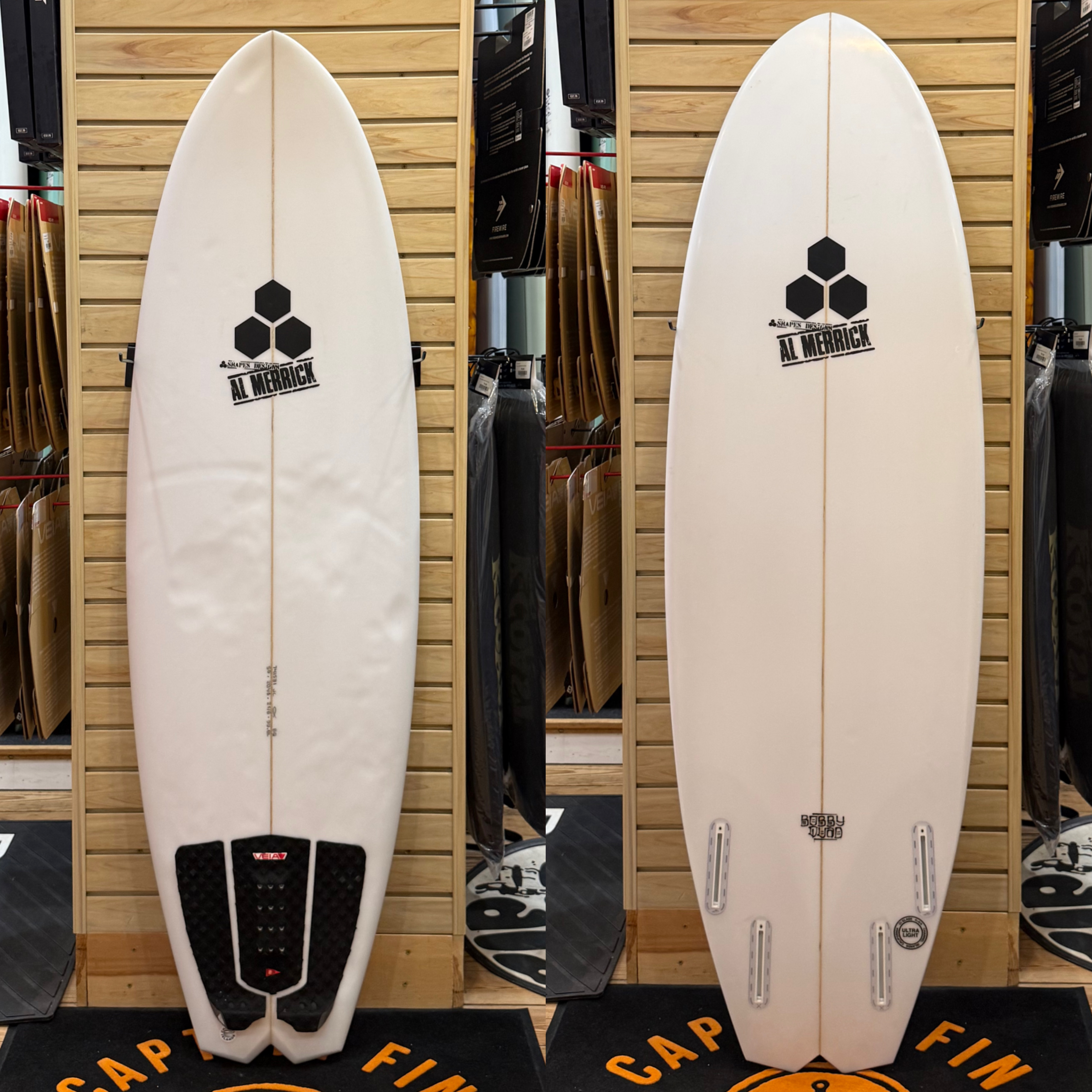 5'8 Channel Islands  surfboard top photo