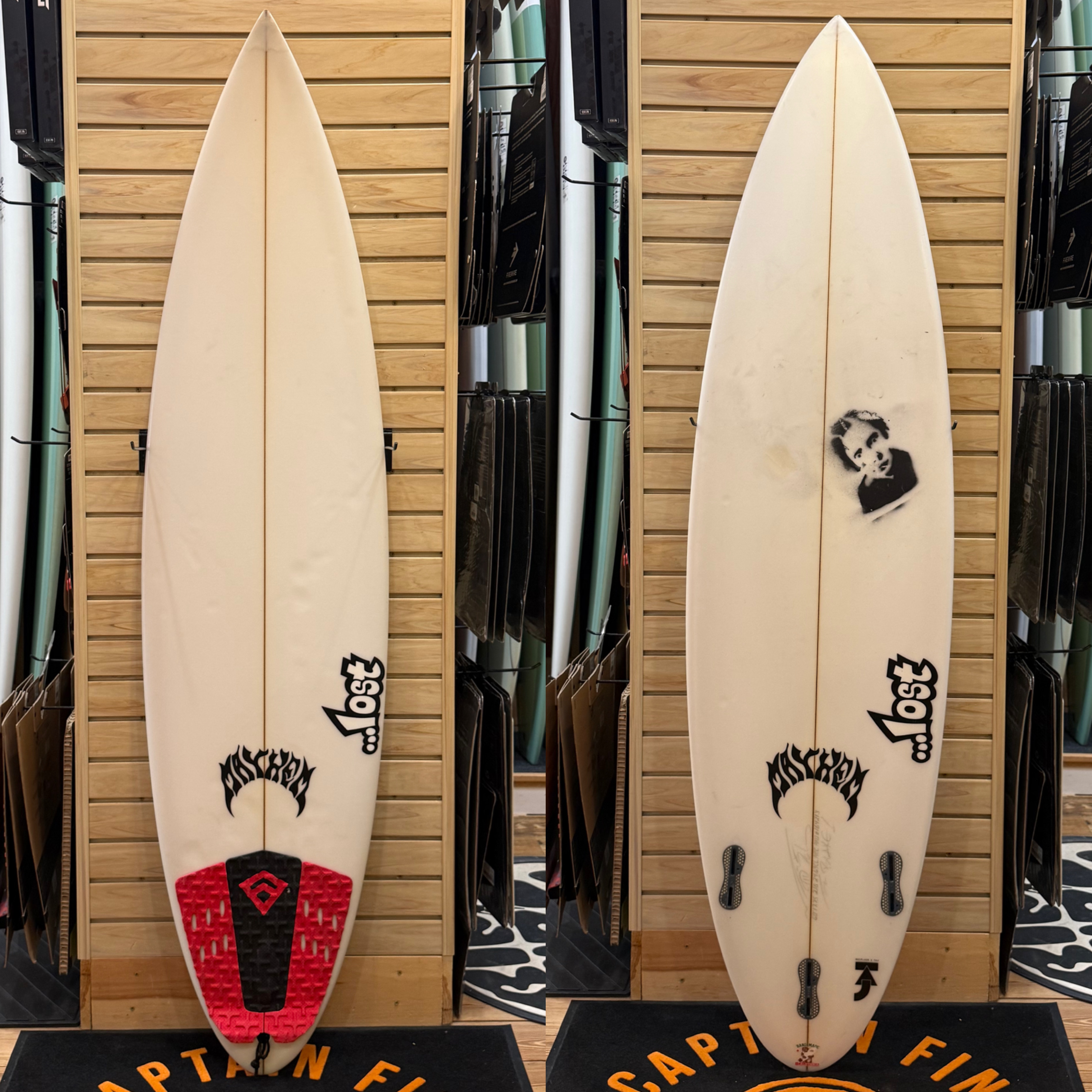 6'0 Lost surfboard top photo