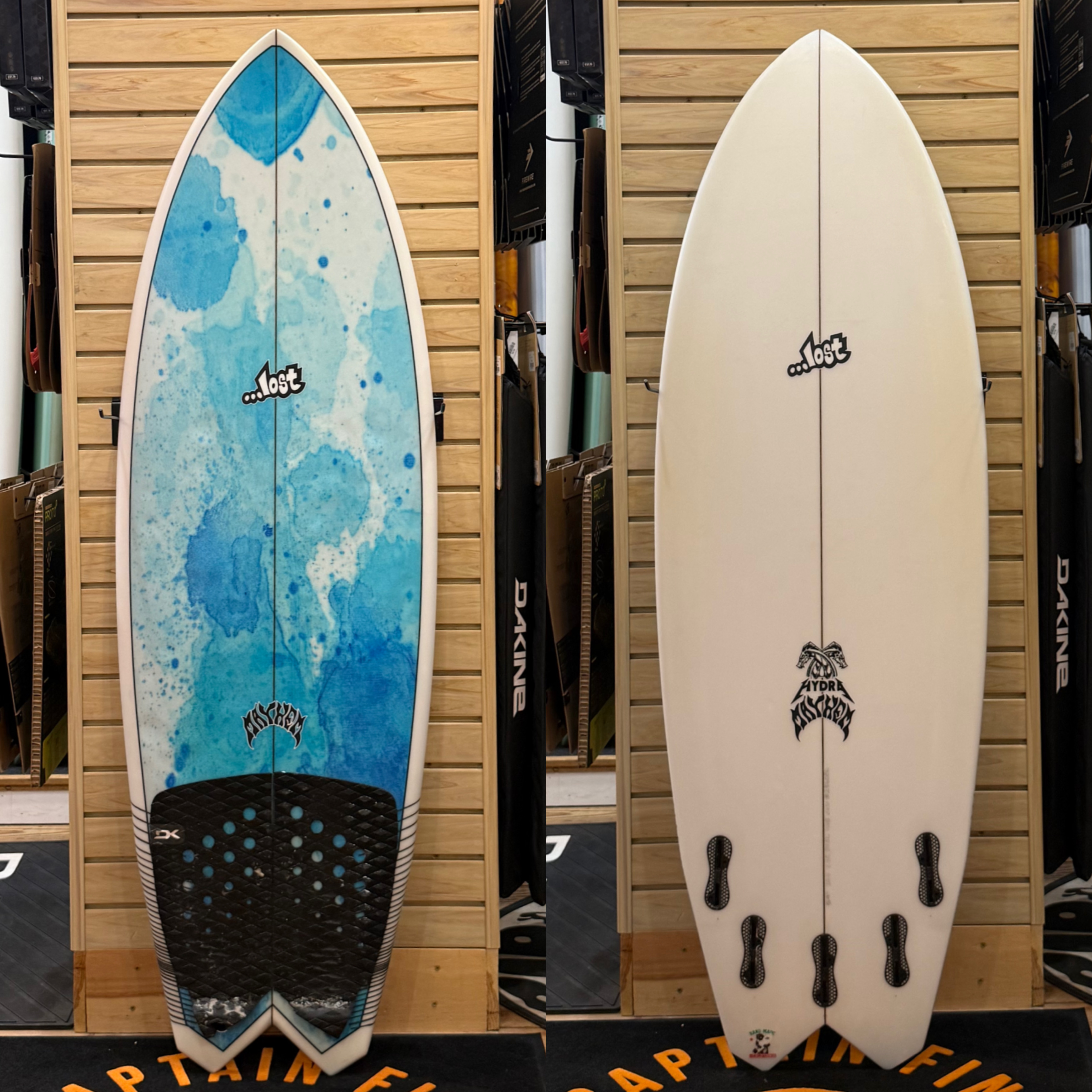5'4 Hyrda (used) surfboard top photo