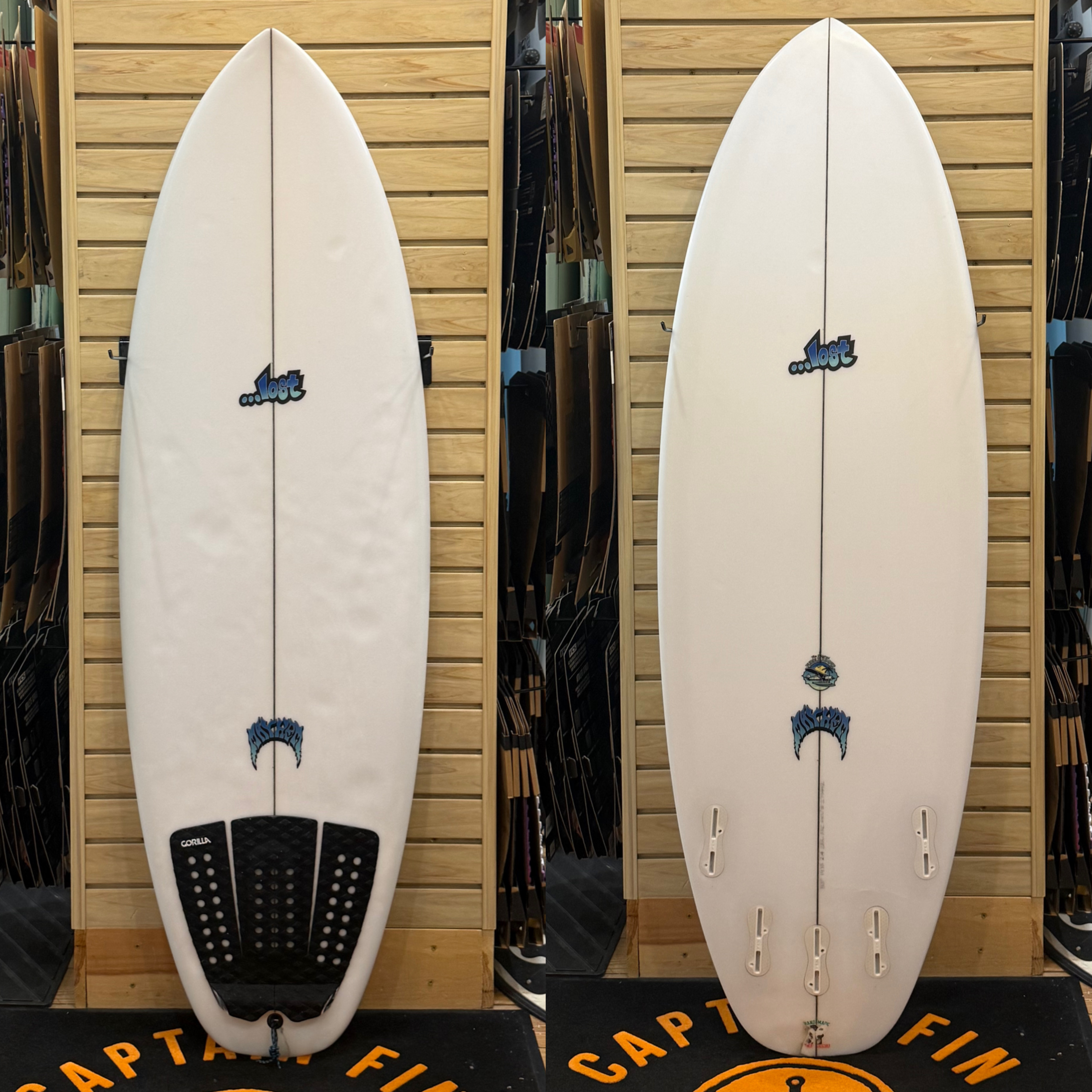 5'3 Lost  surfboard top photo