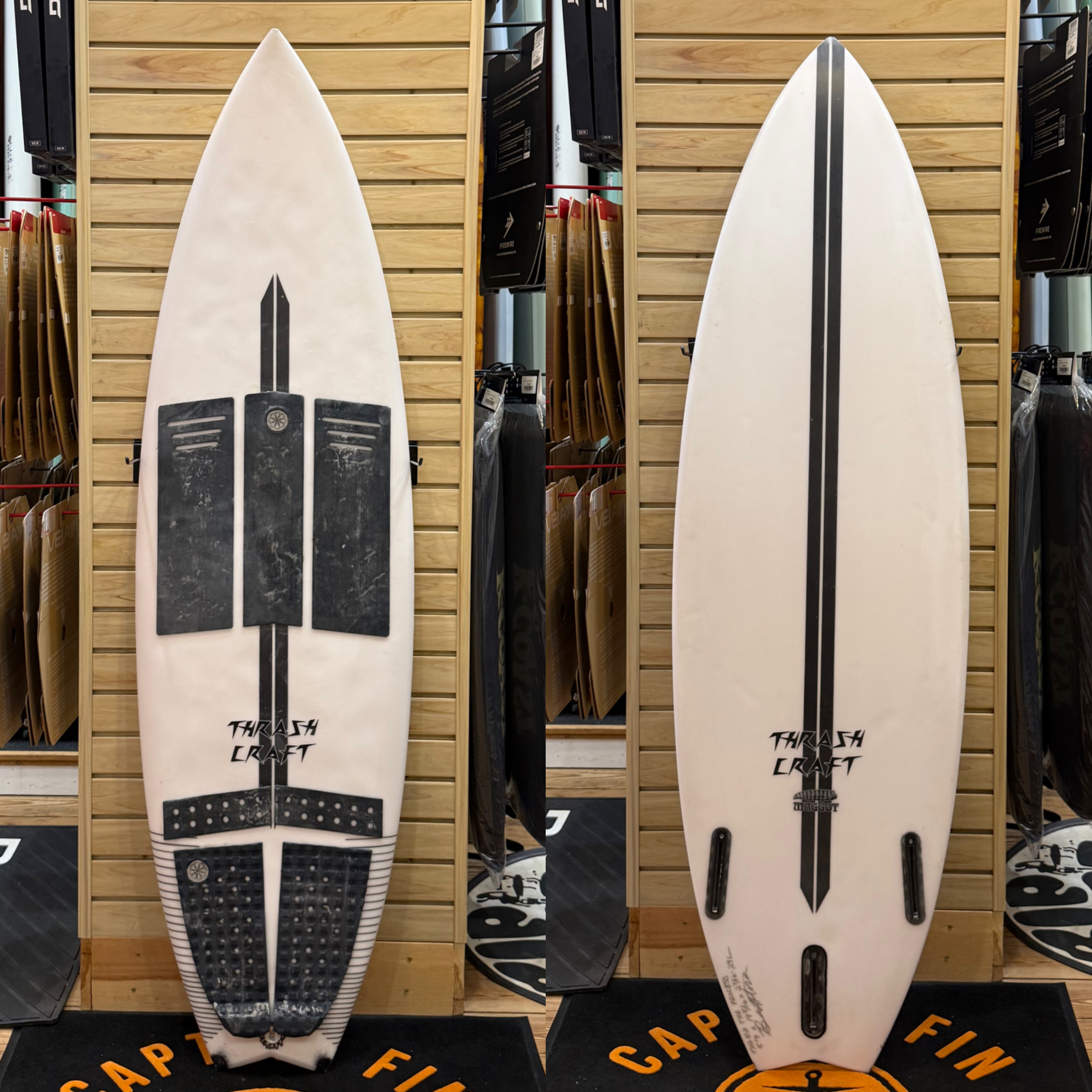 5'9 Thrash Craft  surfboard top photo
