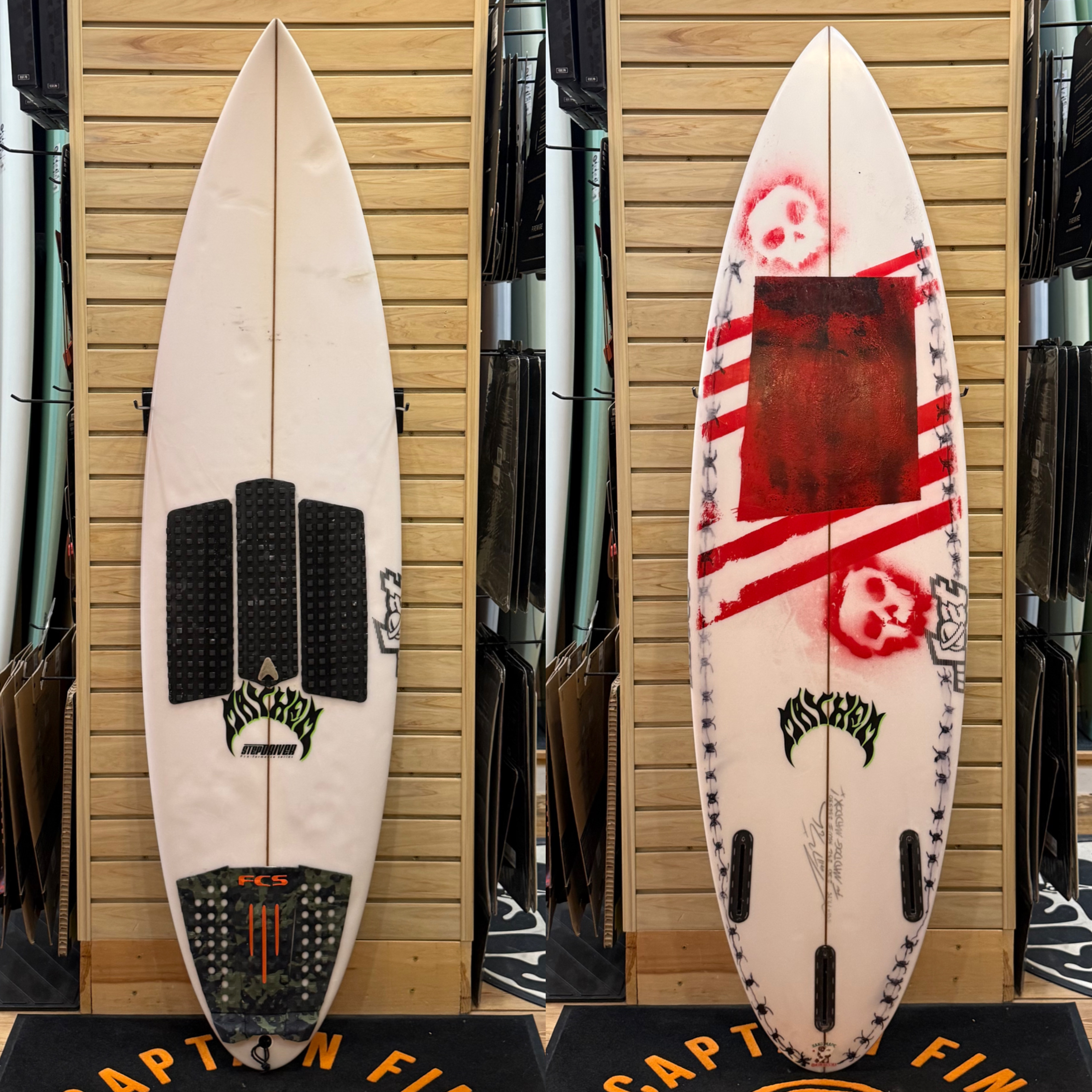 5'8 Lost (USB) surfboard top photo