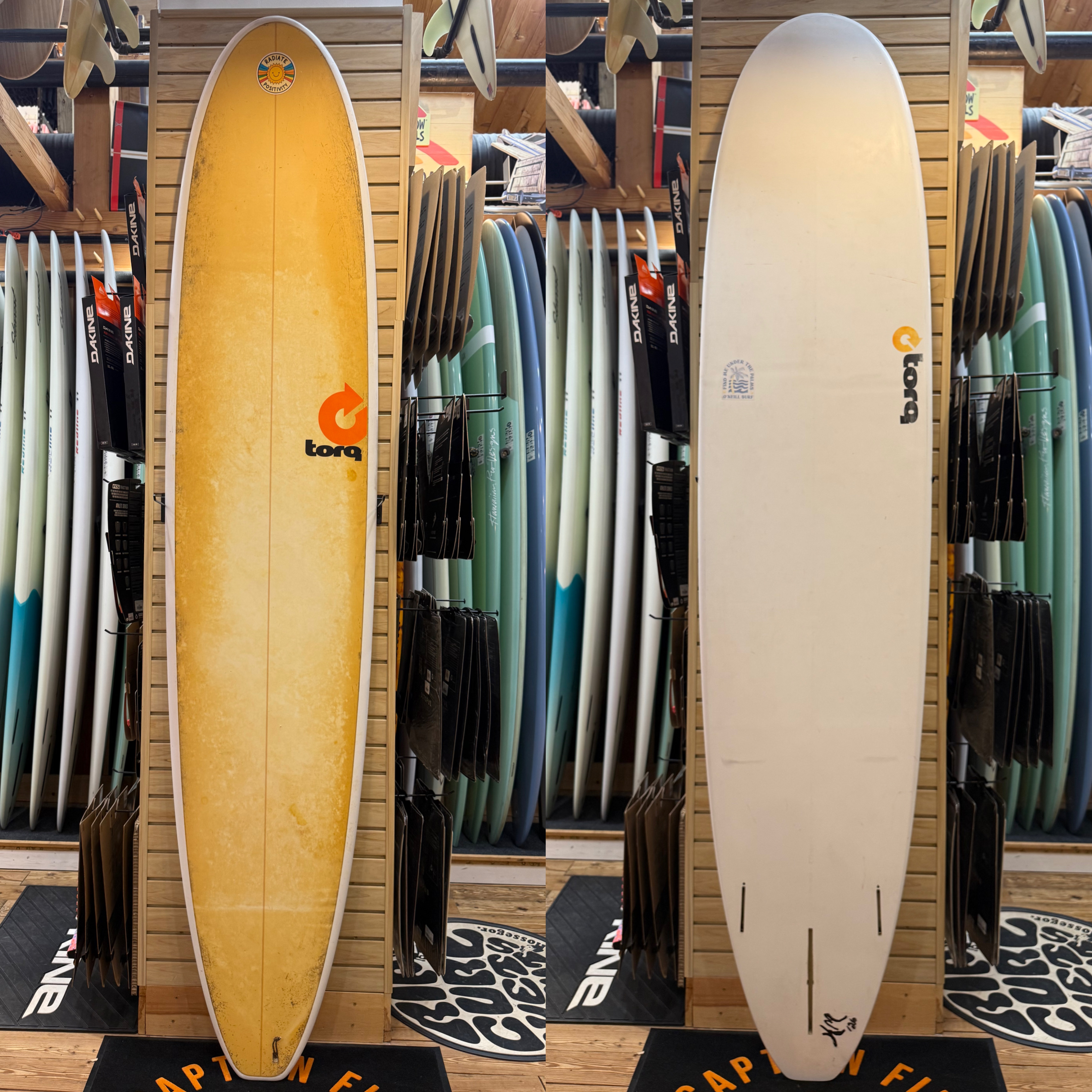 9'0 Torq  surfboard top photo
