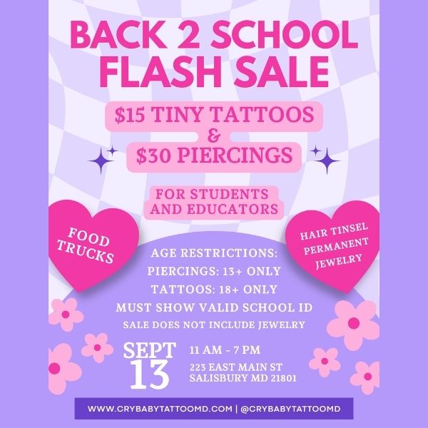 Back 2 School Flash Sale image
