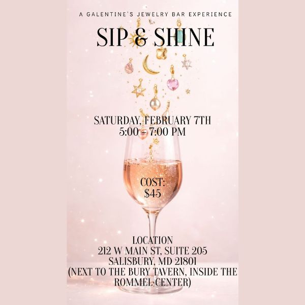 Sip & Shine - Galentine's Jewelry bar experience image