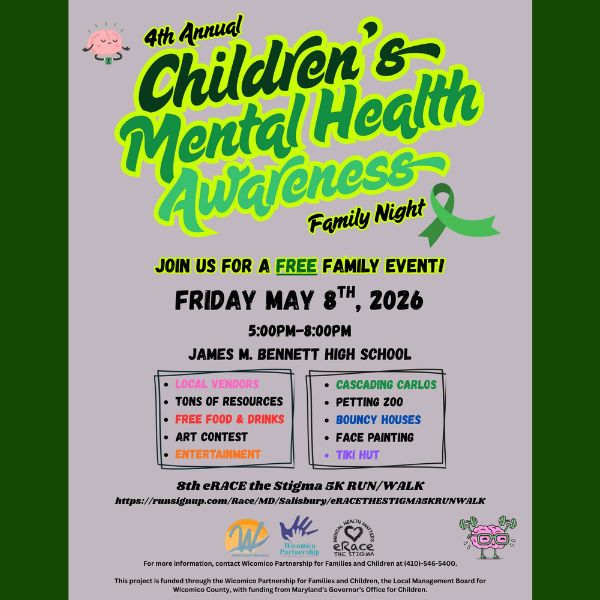 Children's Mental Health Awareness Family Night image