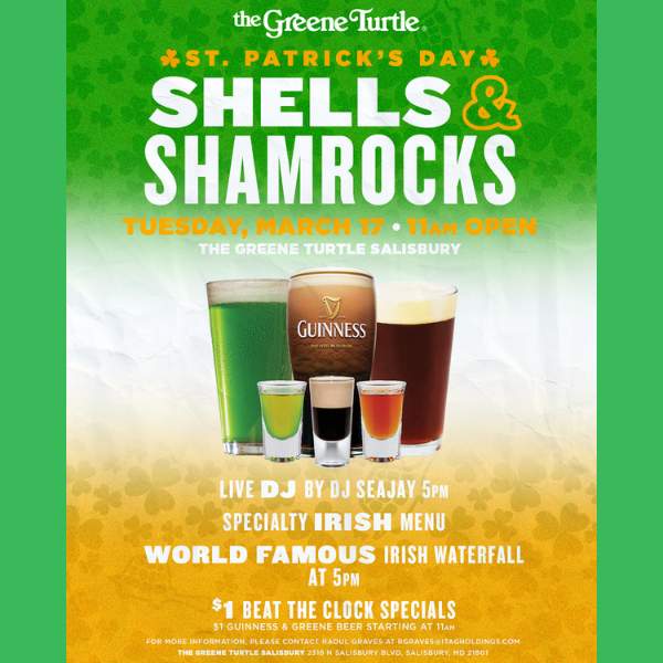 Greene Turtle Shells and Shamrocks image