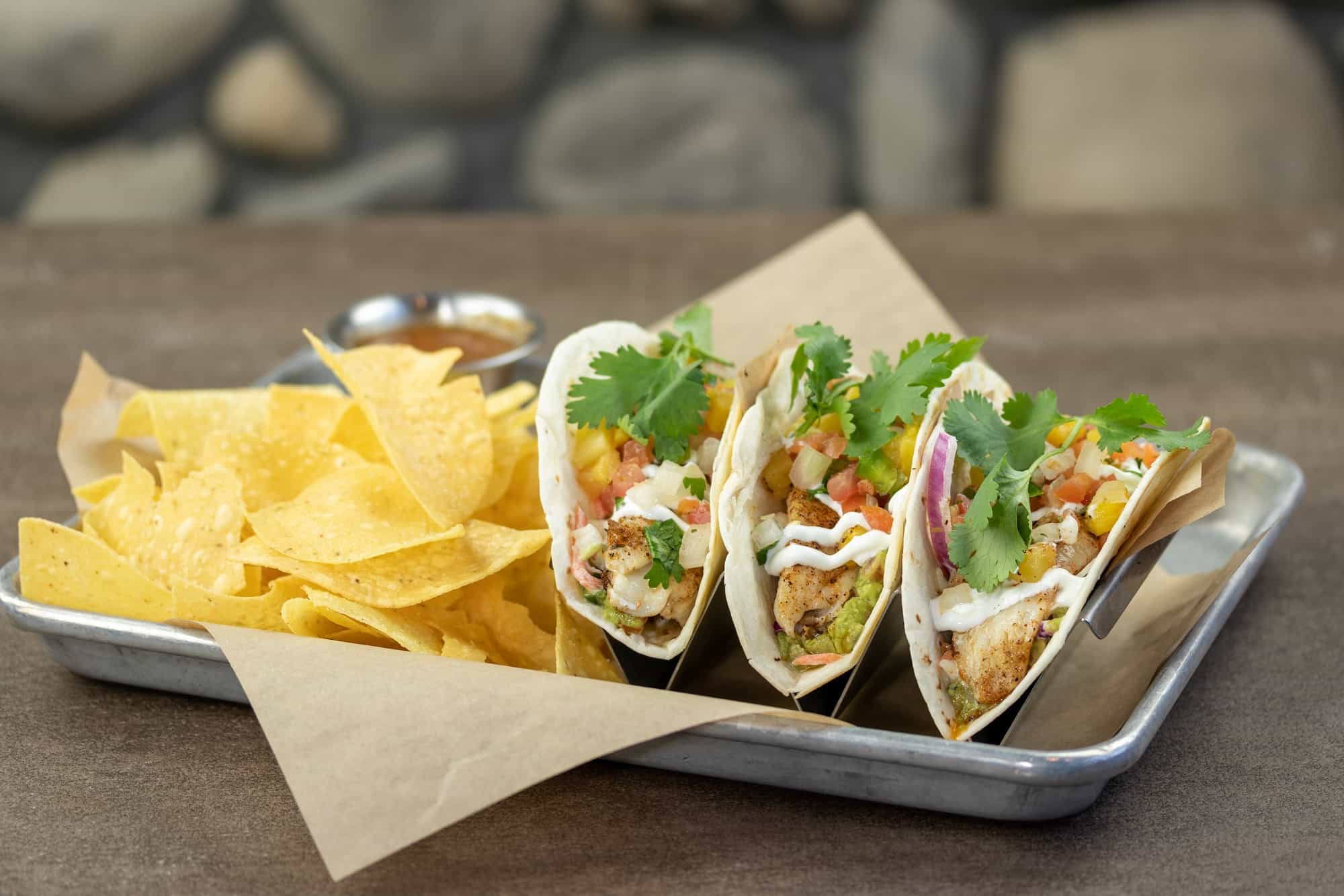 BLACKENED HADDOCK TACOS