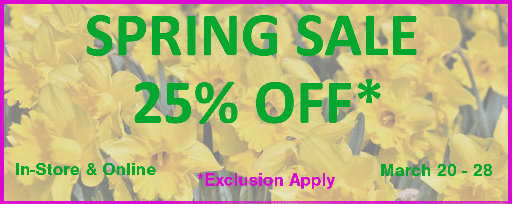 Spring Sale