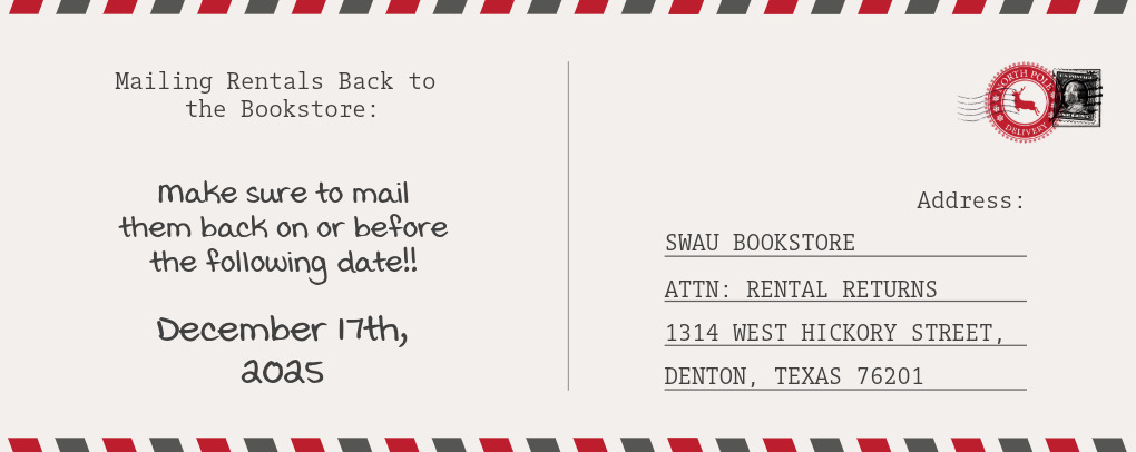 MAILING RENTALS RETURN INFORMATION