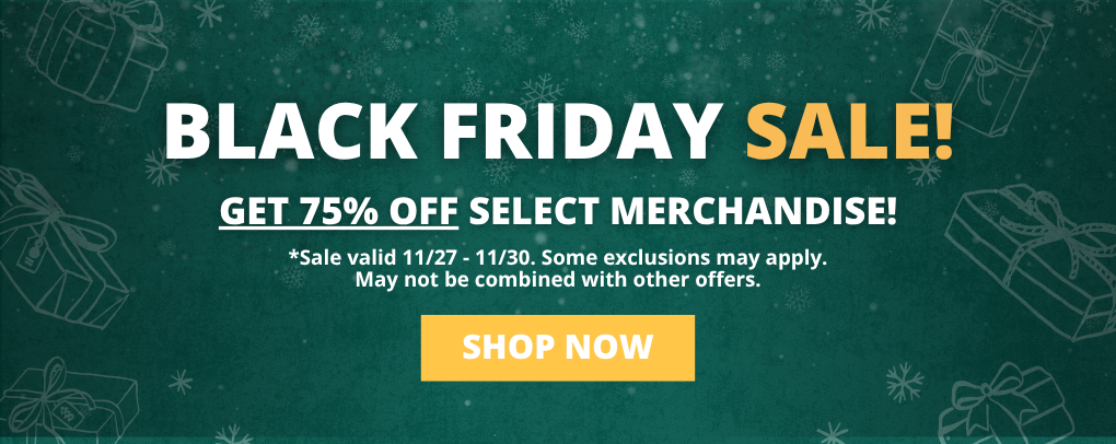 Black Friday Sale - Up To 75% off select items