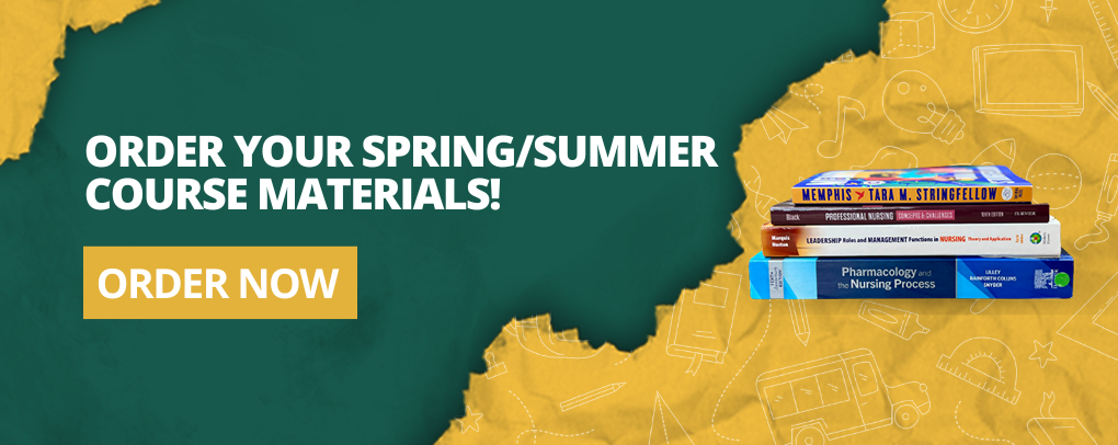 Order Your Spring/Summer Course Materials Here