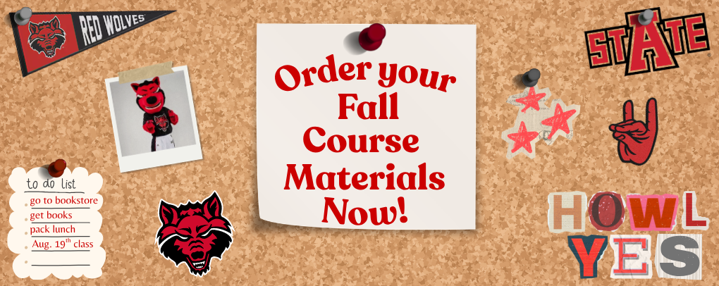 Fall 2026 Course Materials Available