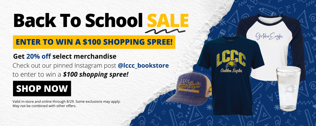 Back to School Sale: 20% off select merchandise this week. In-store & online.