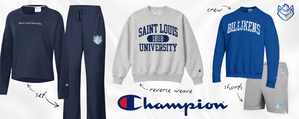 Billiken Shop new Champion Collection banner