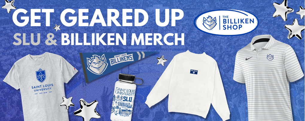 Billiken Shop SLU merchandise promotion banner