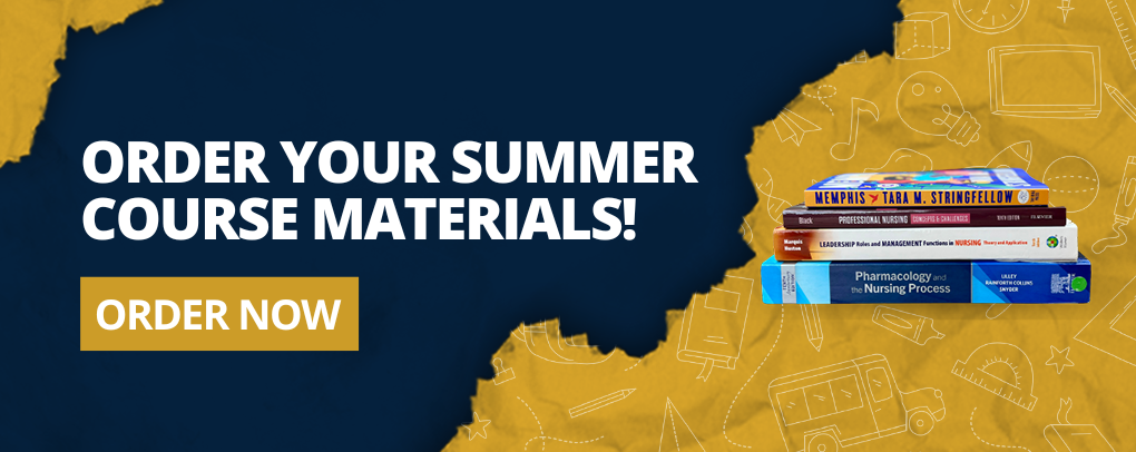 Trinidad State Bookstore Summer Course Materials Banner