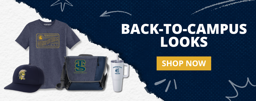 Trinidad State Bookstore Early Fall Apparel & Gear Banner