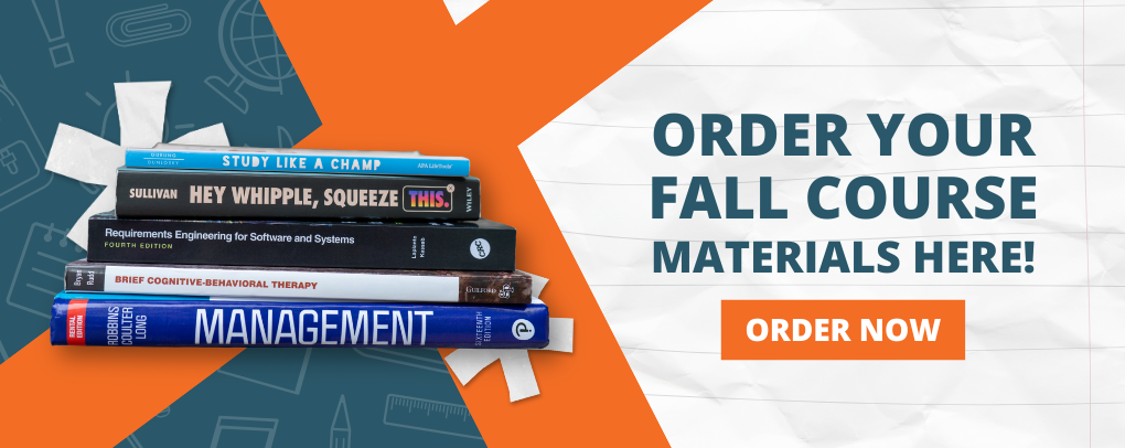 Central Wyoming College Bookstore Fall 2026 order your course materials banner