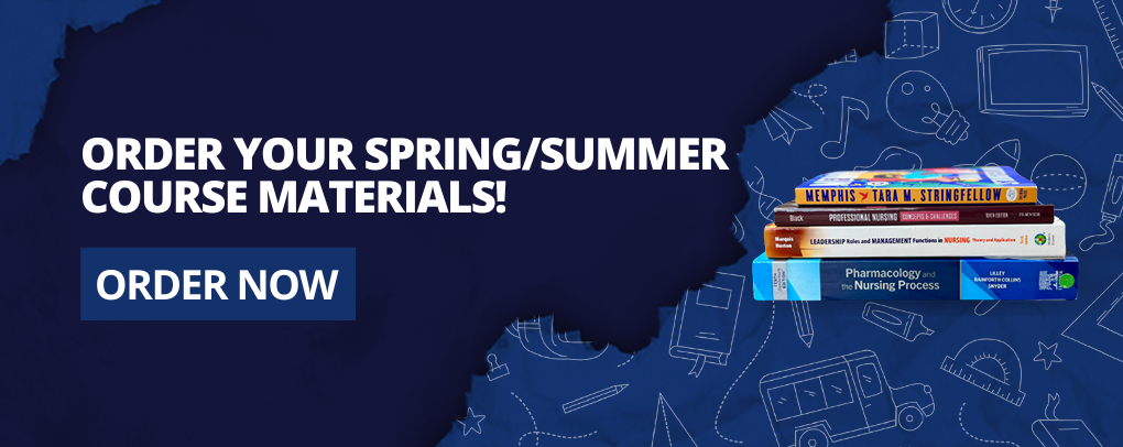 Order Your Spring/Summer Course Materials Here