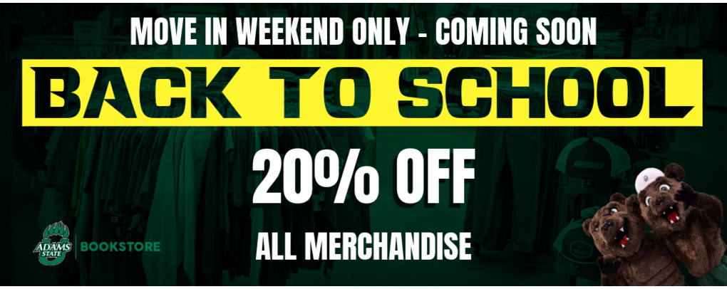 Move In Weekend 20% Off All Merchandise - Coming This Friday