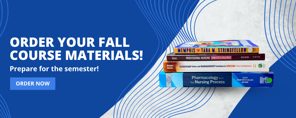 Fall Course Materials Are Available To Order