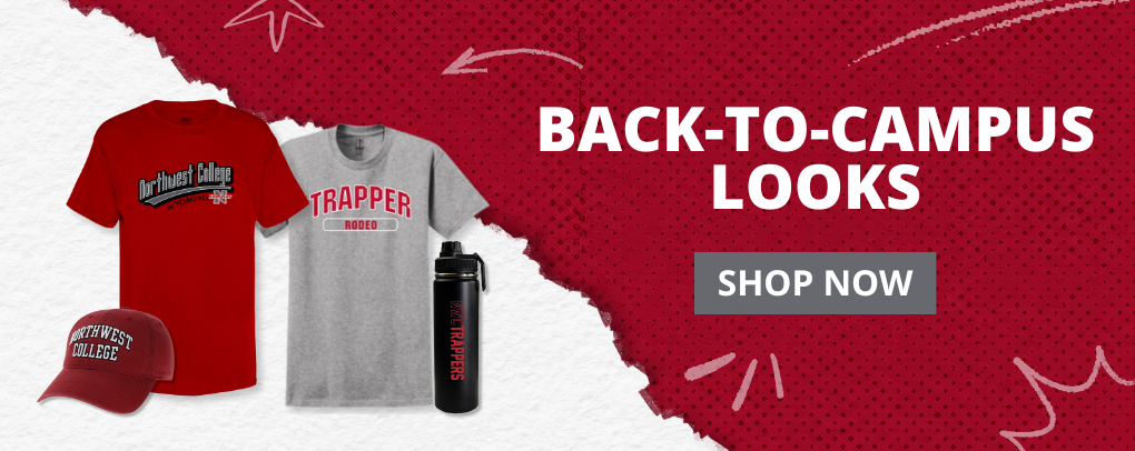 Northwest College Bookstore Early Fall apparel banner