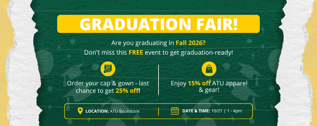 ATU Fall 26 Graduation Fair Banner