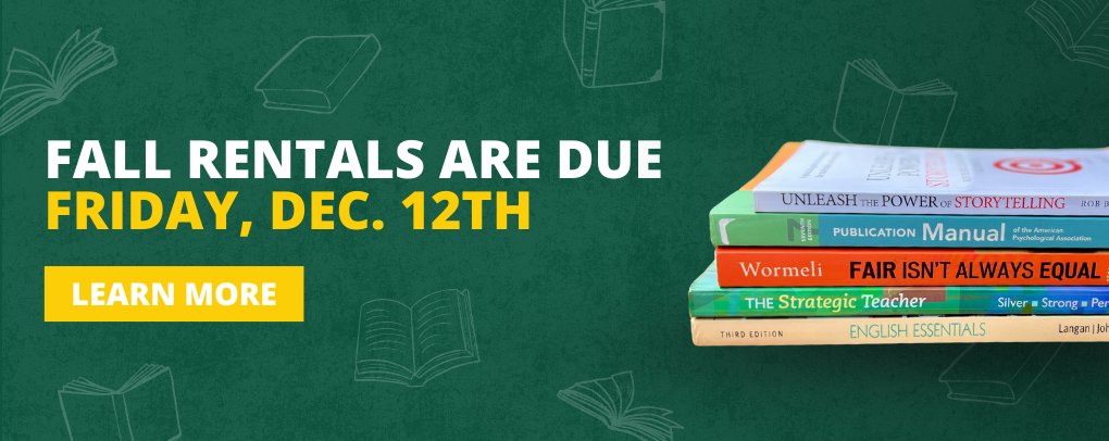 Fall Rentals Are Due Dec. 12th