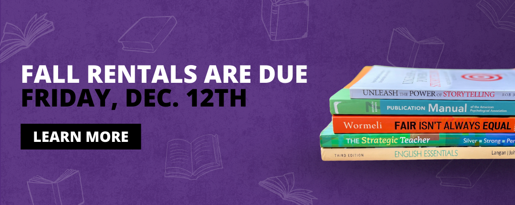 Fall Rentals Due Dec. 12th