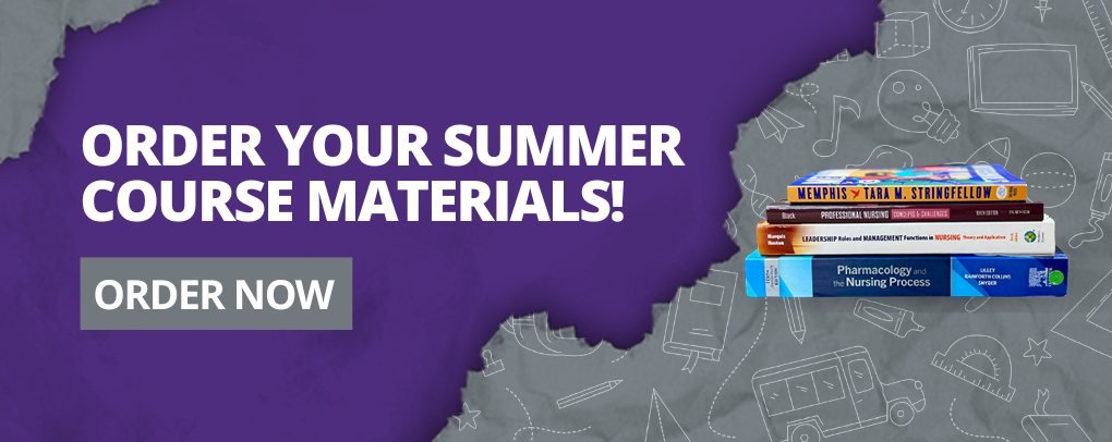 Order Your Summer Course Materials Here