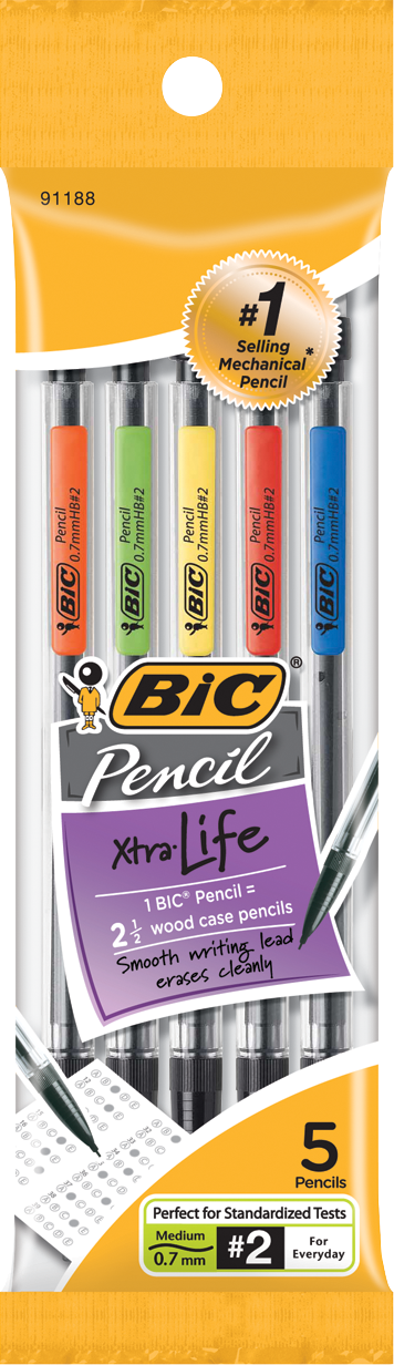 BIC Xtra Precision Mechanical Pencil .7mm - 5 Pack