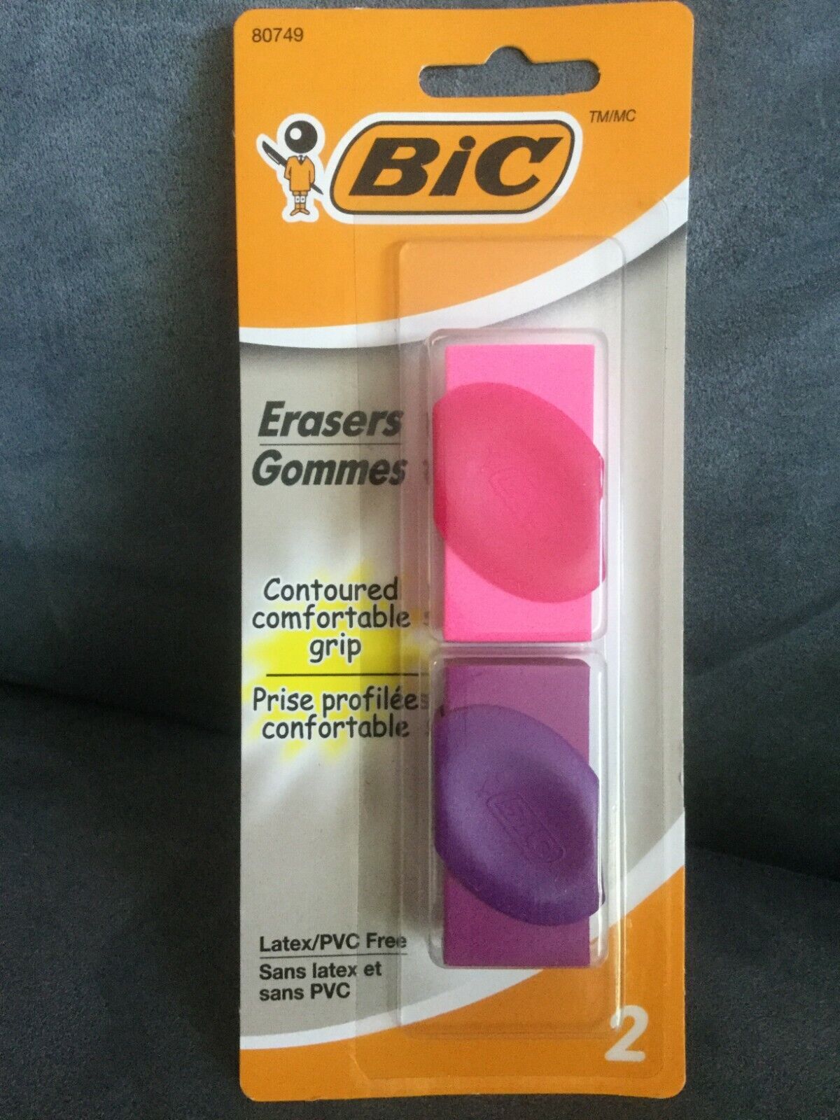 BiC Gripped Erasers