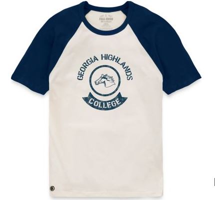 Georgia Highlands College Highlands Raglan Short Sleeve T-Shirt